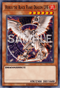 Horus the Black Flame Dragon LV6 Soul of the Duelist