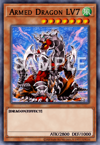 Yugioh Card, Armed Dragon LV10 White Secret Rare