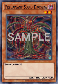 Predaplant Squid Drosera Common 1st Edition Yugioh Card INOV-EN008 