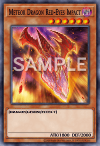 I nåde af lineal kuffert Meteor Dragon Red-Eyes Impact | Card Details | Yu-Gi-Oh! TRADING CARD GAME  - CARD DATABASE