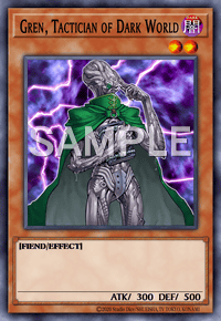Tactician of Dark World Common Card 3x Yugioh SDGU-EN008 Gren 